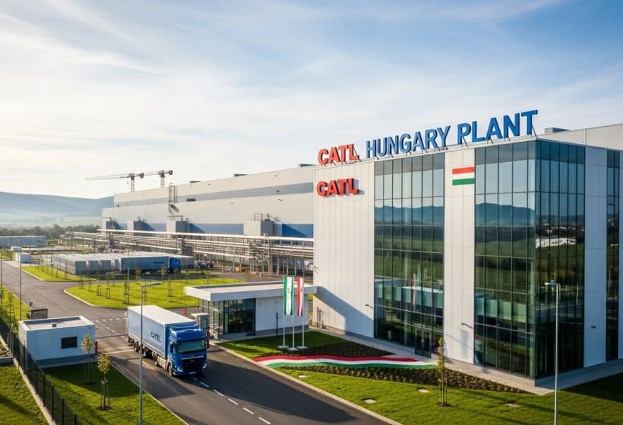 La nueva planta de CATL en Hungría comenzará a producir celdas para baterías la próxima primavera