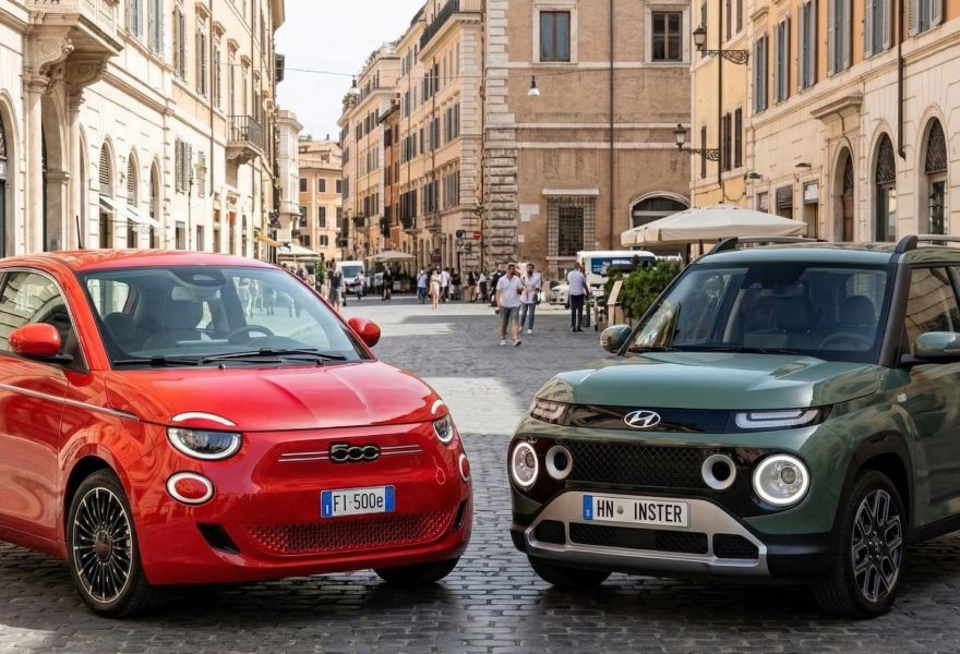 Hyundai Inster o Fiat 500e: enfrentando dos iconos de la movilidad eléctrica urbana