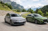 Volkswagen Golf vs Peugeot 308: duelo tecnológico entre dos referentes del segmento C