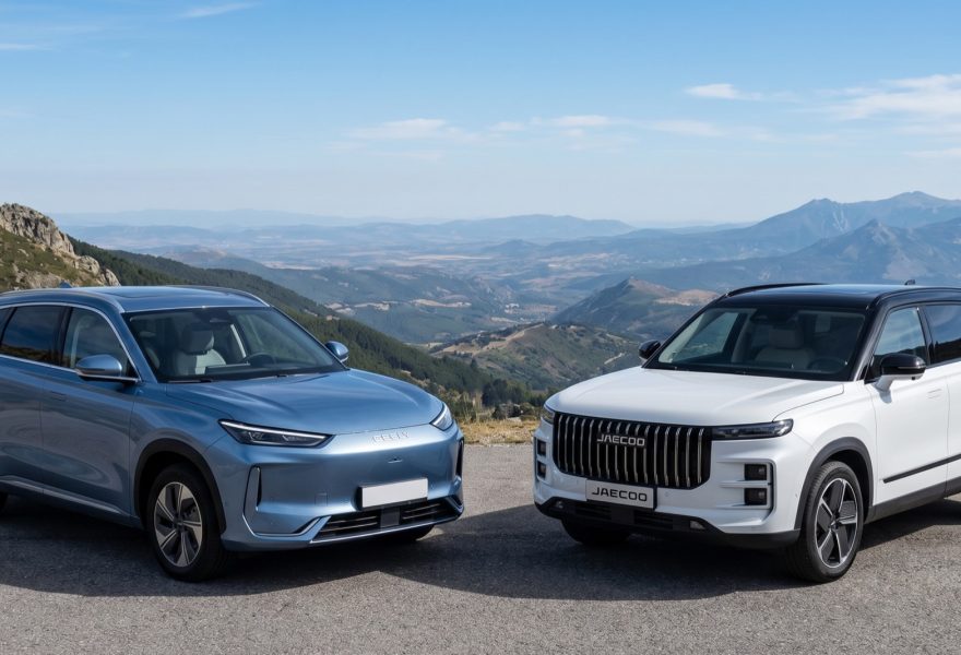 Geely E5 frente al Jaecoo 7: dos visiones chinas del compacto accesible