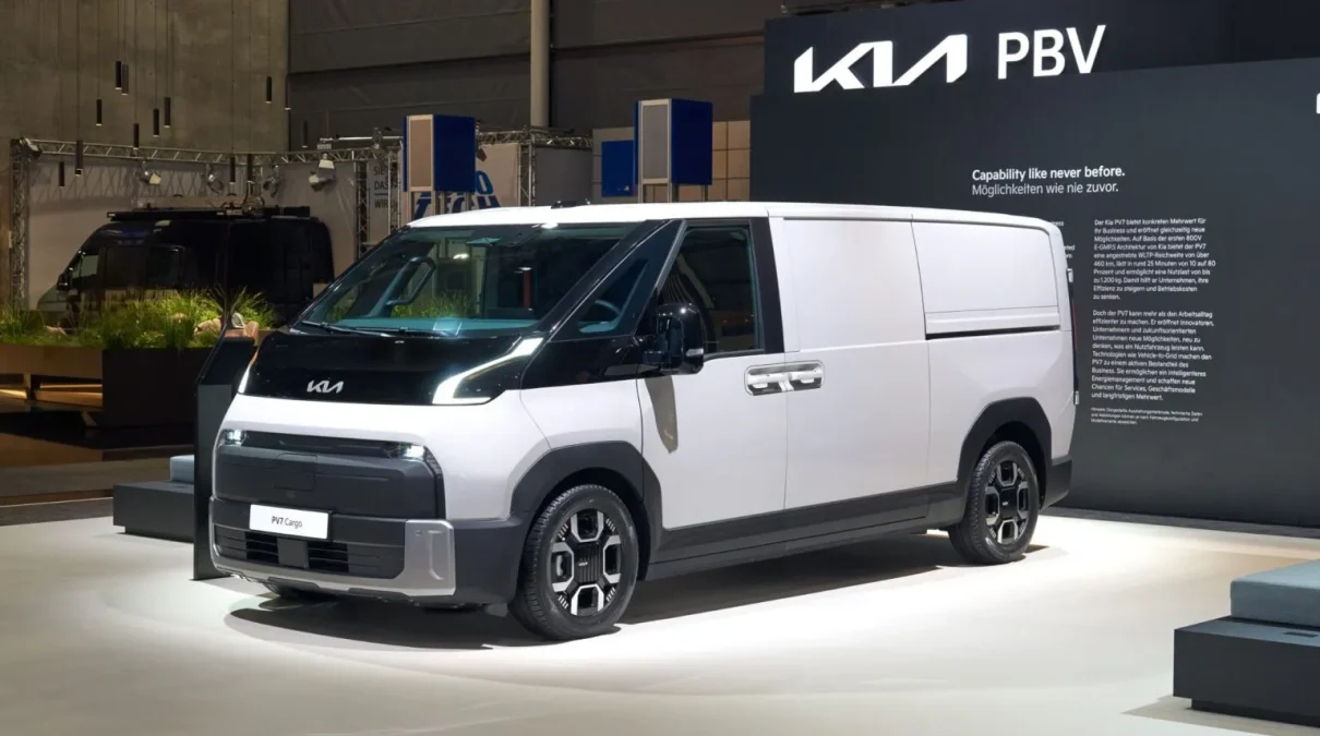 La nueva KIA PV7 sorprende y lleva la última tecnología al transporte de último kilómetro